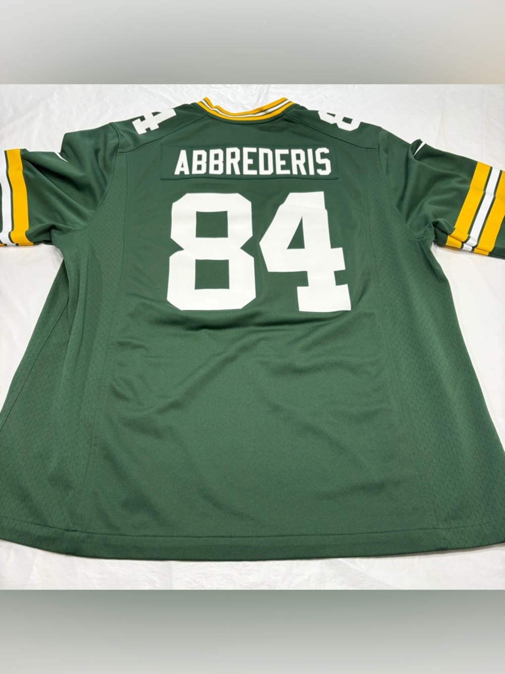 Nike Green Bay Packers Jarred Abbrederis #84 NFL Football Jersey Mens XL - Picture 7 of 10